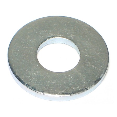 MIDWEST FASTENER Flat Washer, Fits Bolt Size 5/16" , Steel Zinc Plated Finish, 100 PK 03827